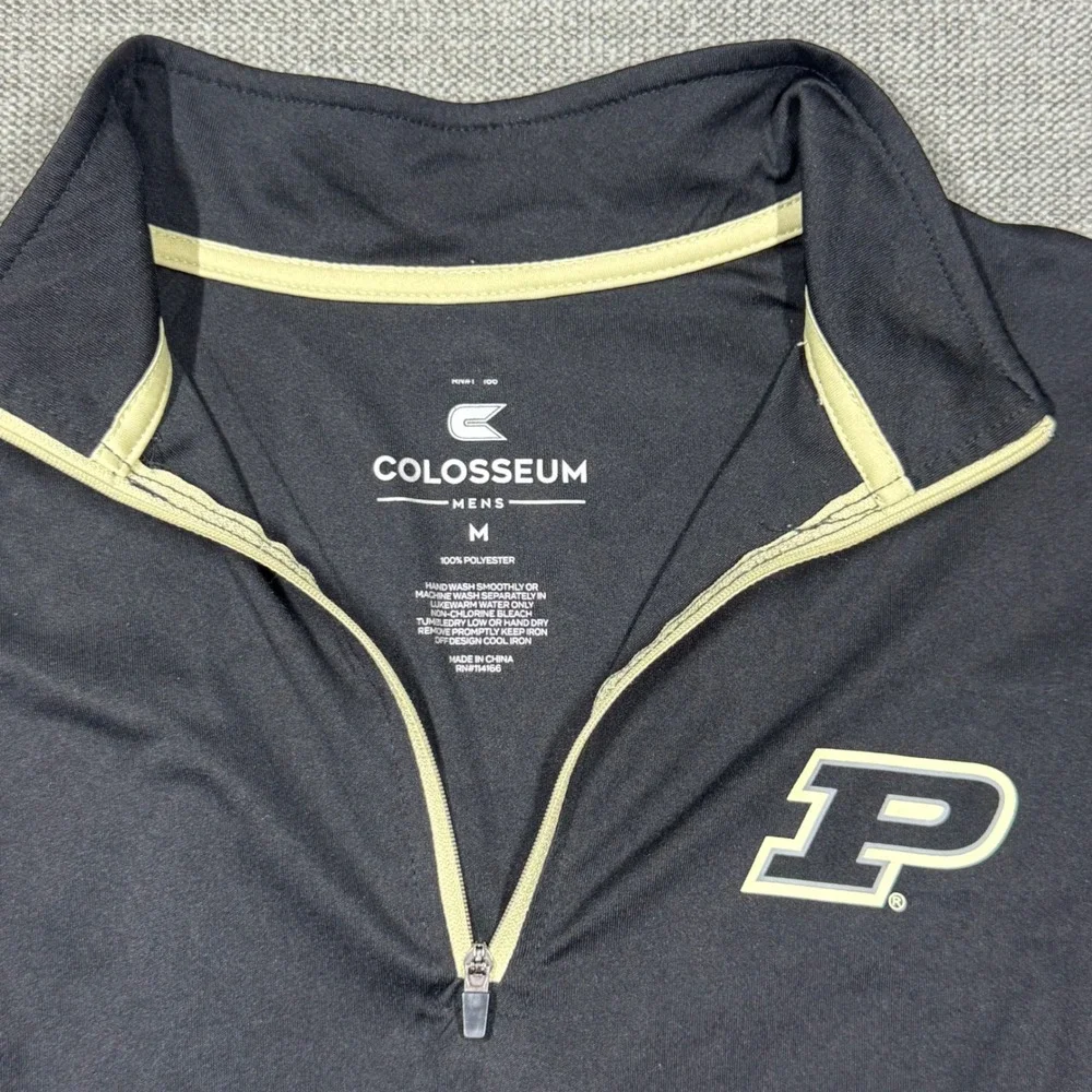 Purdue Boilermakers Nike Dri-Fit & Colosseum Quarter Zip Pullover Bundle Mens M